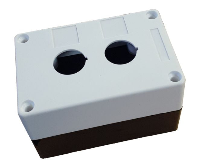 Swan Electric Push Button Enclosure 2-5 Hole IP65 22mm