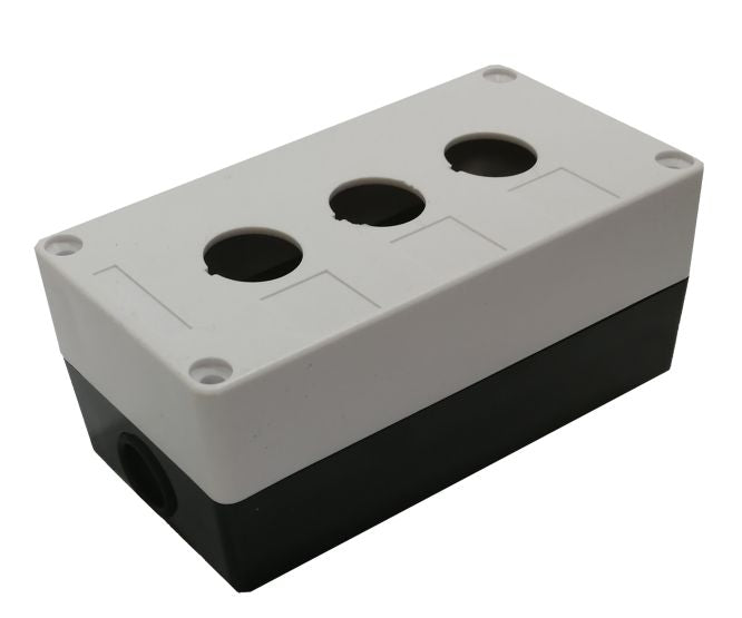 Swan Electric Push Button Enclosure 2-5 Hole IP65 22mm