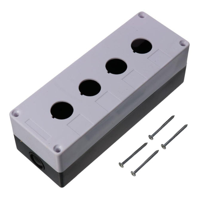 Swan Electric Push Button Enclosure 2-5 Hole IP65 22mm