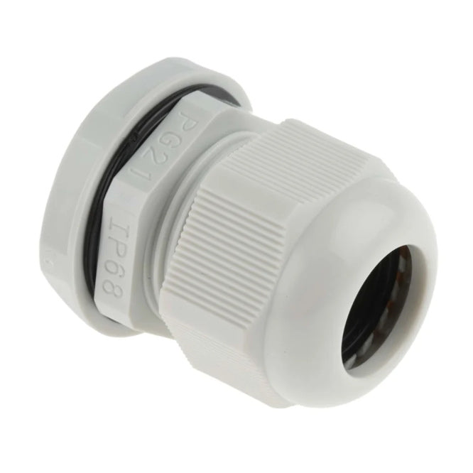 EIE White Compression Cable Gland PH=29mm CAB=13-18mm