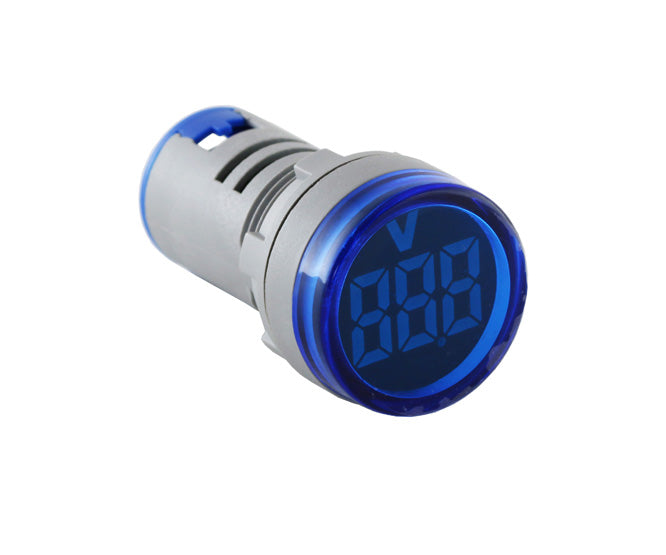 Swan Electric Voltmeter Indicator 20-500VAC-500VAC 3-DIG 22mm Panel Mount