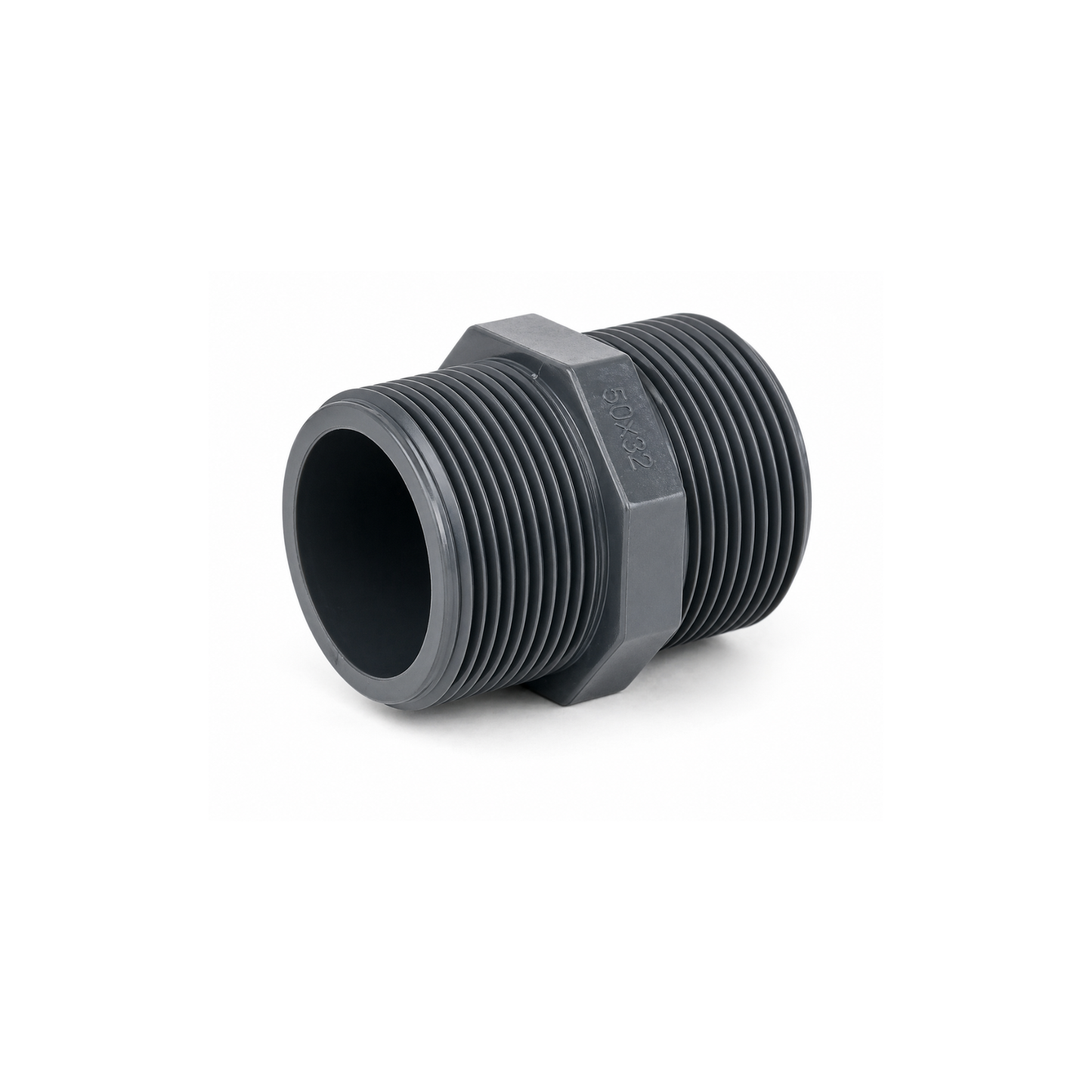 PP threaded male nipple fitting