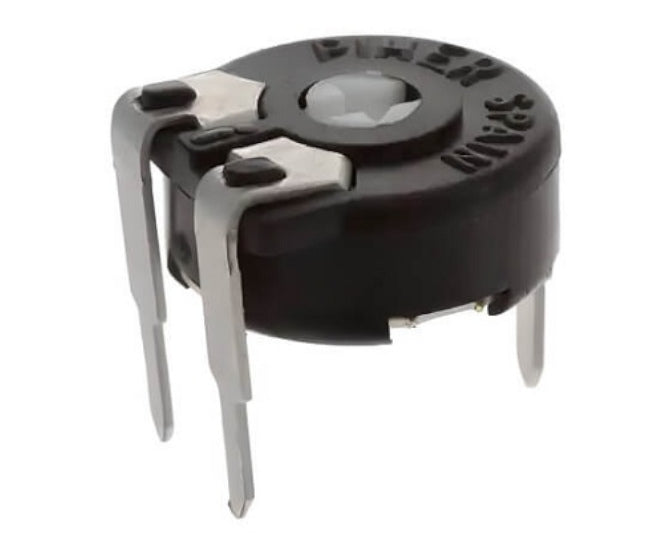 Piher Preset Potentiometer 6mm T-Adj Screw Round, 220Ω-10MΩ