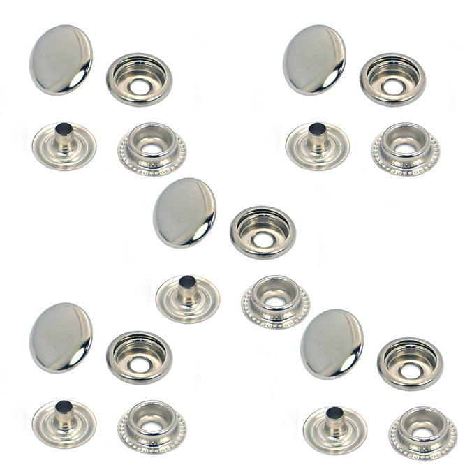 EIE 15mm Press Stud & Clip Set - 1KPCS