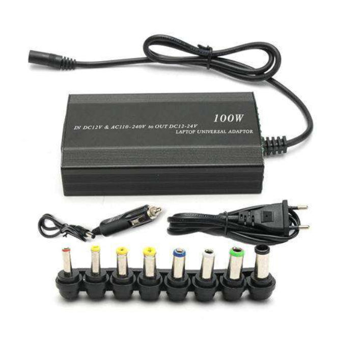 EIE Universal Laptop Charger IN=12VDC OUT=12V-24V 100W