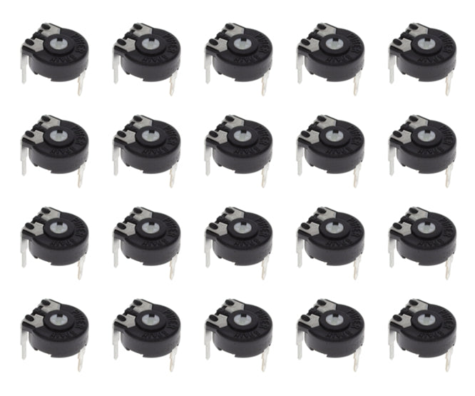 Piher Preset Potentiometer T-Adj Scr, 6mm-15mm