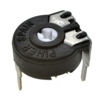 Piher Preset Potentiometer T-Adj Scr, 6mm-15mm