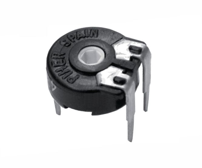 Piher 6 Position Preset Potentiometer 10mm T-Adj 100K