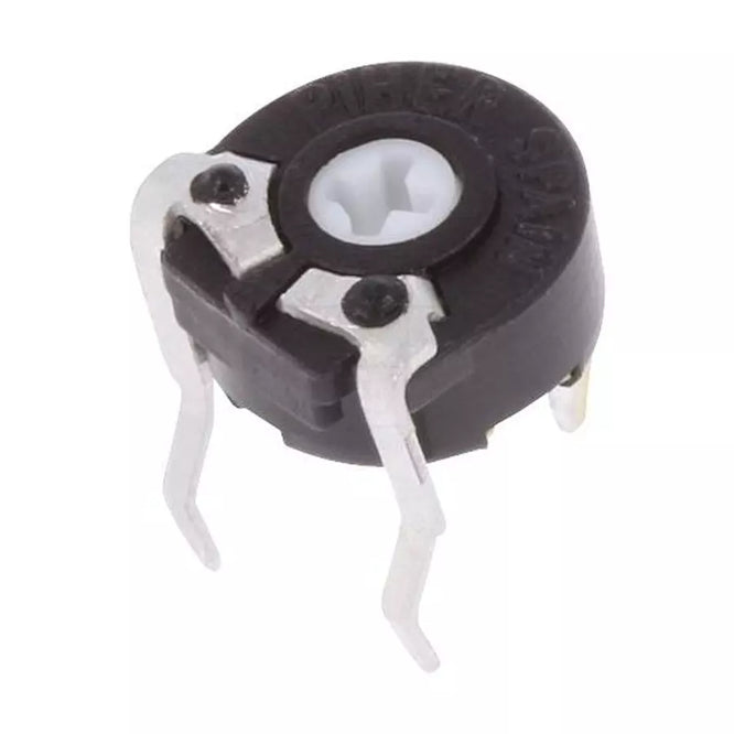 Piher Preset Potentiometer 6mm T-Adj Screw Round, 220Ω-10MΩ