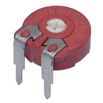 Piher Preset 10mm Top-Adj Slot Red 470E Cermet