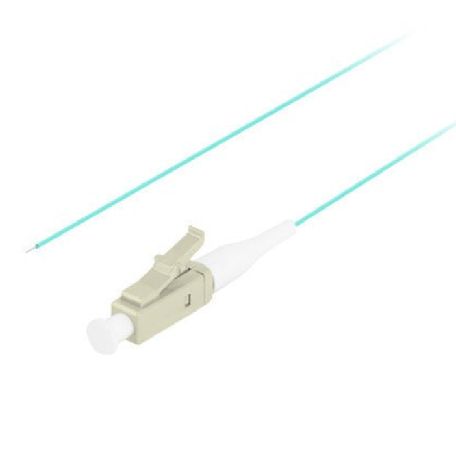 CS Simplex Fiber Optic Pigtail OM3 50/125um Aqua 0.9mm - 1m