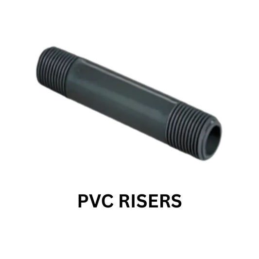 Microjet PVC Riser Black – 15mm, 20mm and 25mm Irrigation Standpipes (PRM Series)