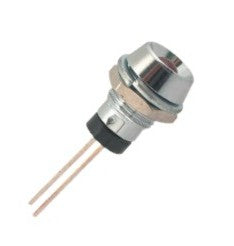 EIE LED Holder 5mm Chrome Diffused Round 5mm LED