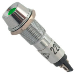 Daier M9 Neon Indicator Pilot Lamp 220V Green