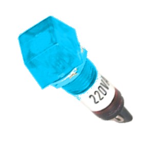 EIE Lamp Indicator 12V Sqr Blue