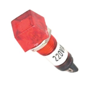EIE Lamp Indicator 12V Red Square