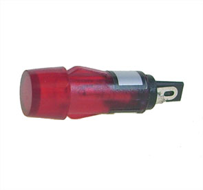 EIE Lamp Neon 220VAC Red with Res D=7.5mm