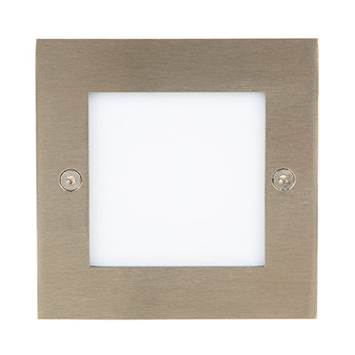 Radiant recessed outdoor foot light 2.85W stainless steel front