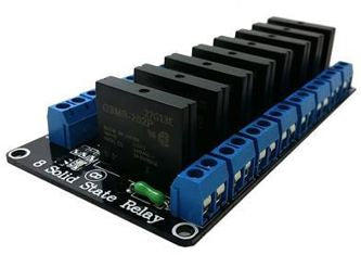 EIE 8 Channel Solid State Relay Board 240V 2A