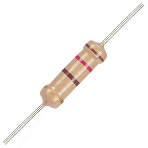 Qingda Carbon Film Resistor 2W, 5%, 0.1Ω-6.8MΩ