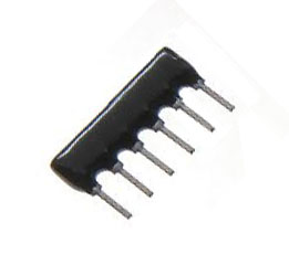 MEC Resistor Network SIL, 05-Pin, 4 Resistors, 47kΩ