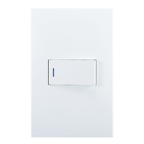 Eurolux Horizon Modern 1 Lever 1 Way Switch in White