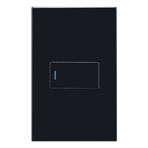 Eurolux Horizon Modern 1 Lever 1 Way Switch in Black