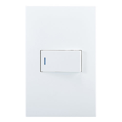 Eurolux Horizon Modern 1 Lever 2 Way Switch in White