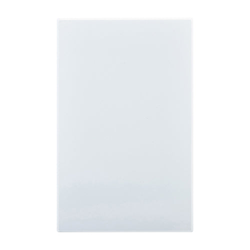 Eurolux Horizon Modern Blank Plate 4 x 2 in White