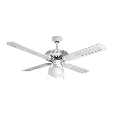 Radiant Rattan Ceiling Fan with Light – 1300mm, 60W
