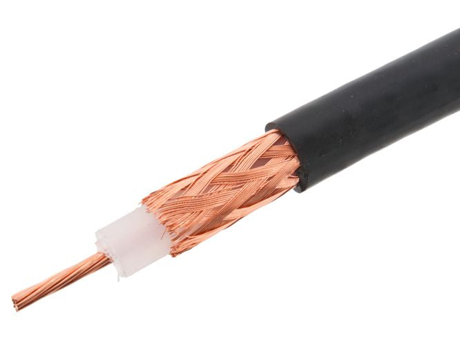 EIE Coaxial Cable Solid 50E O=10.3mm Black - Single Piece