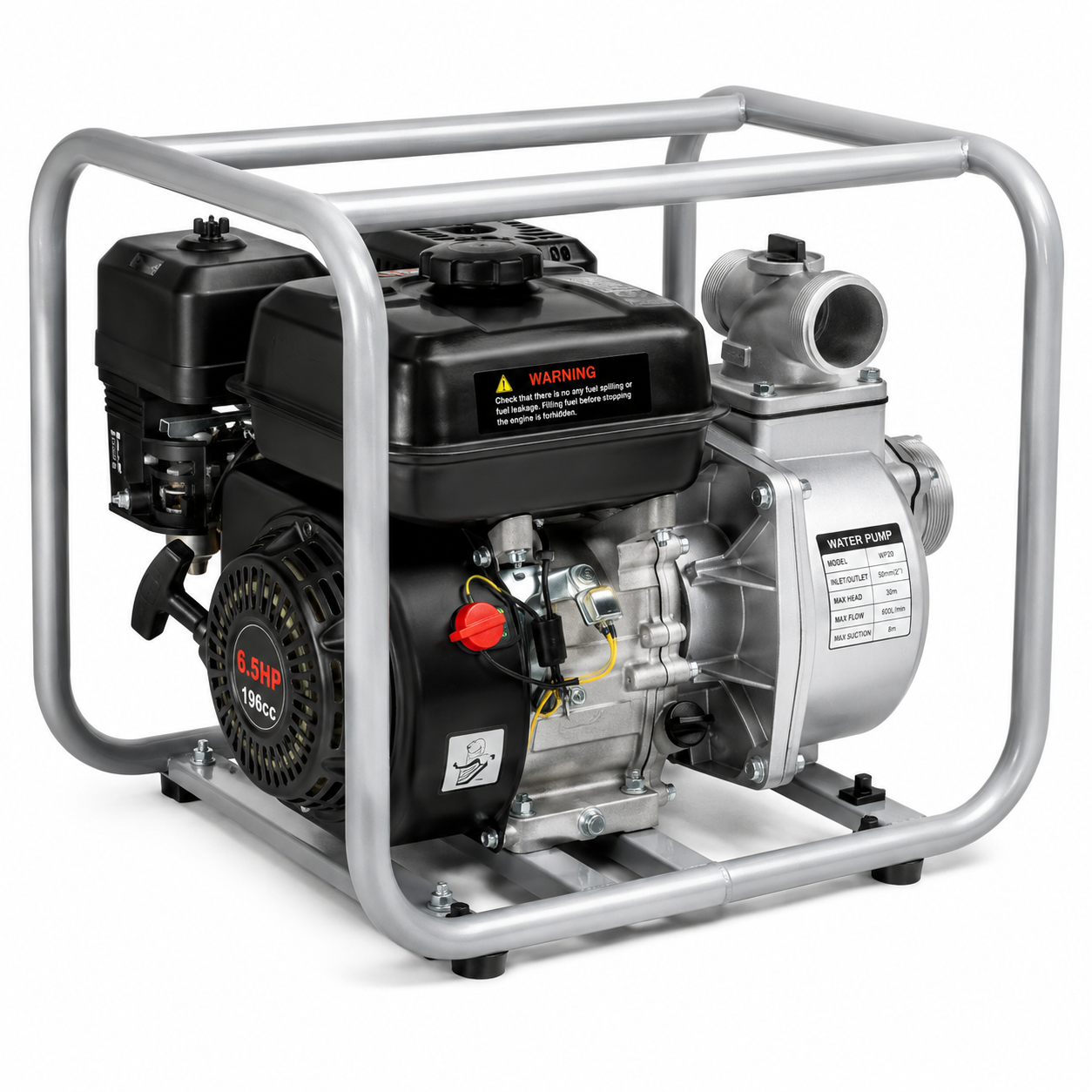 Red Rhino RBHP40-2 High Pressure Water Pump - Twin Impeller, Briggs & Stratton XR950