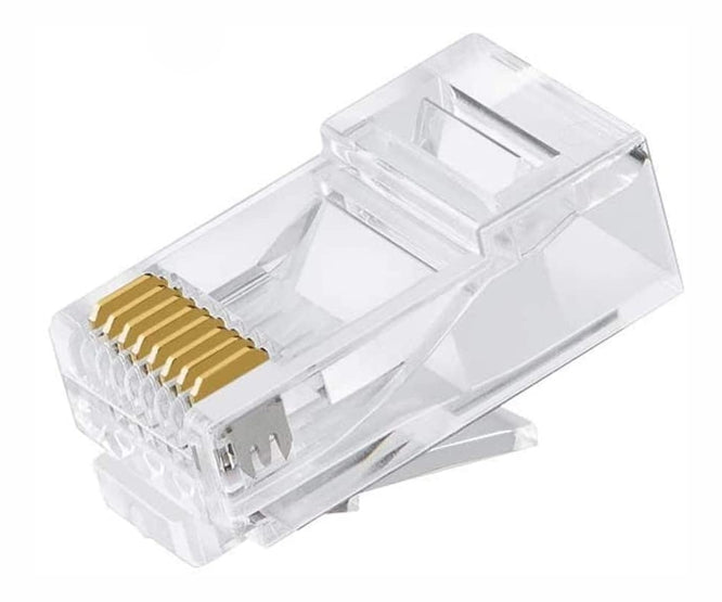 EIE CAT6E RJ45 Plug 3 Prong 8P8C - Single Piece