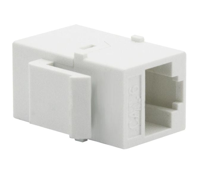 EIE CAT6 Adaptor RJ45 Socket to Socket White Inline