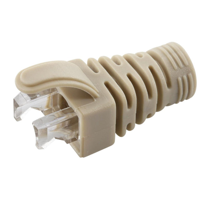 CS RJ45 Strain Relief Boot Od: 6mm Cream