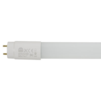 Radiant T8 Glass LED Tube Retrofit With Fuse – 2FT 9W, 6500K Daylight