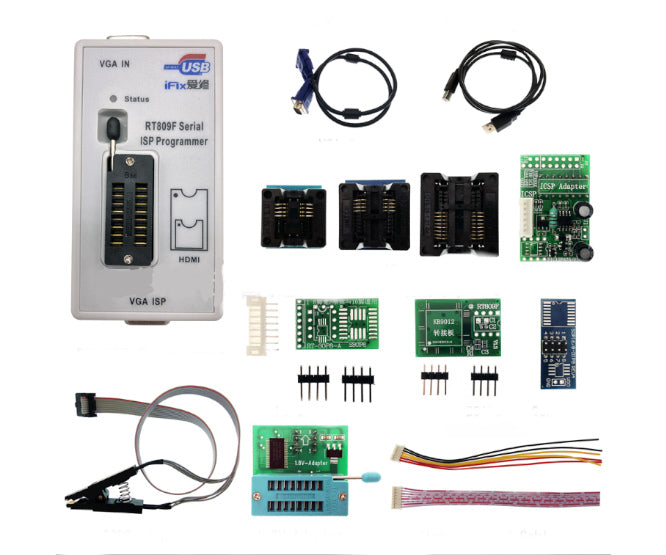 EIE Isp Programmer 24 Eeprom Series DIP8-SOP16 9PCS Kit