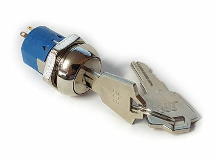 MEC Switch Keylock Large SPDT 2POS 2KEY Pull NO=606