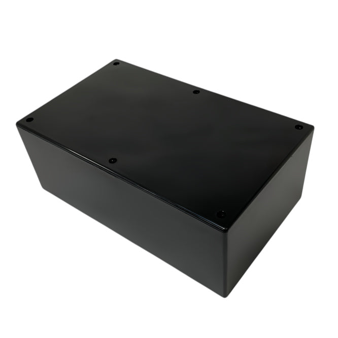 EIE ABS Enclosure Black E55B 202x122x77