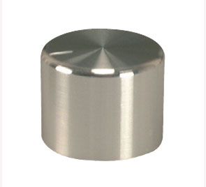 EIE Knob Alu Sil Splin 20x16x6.0