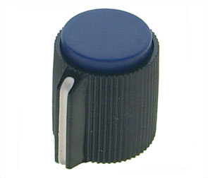 Daier Knob Pla Blu Scr Lin 13x13x6.4
