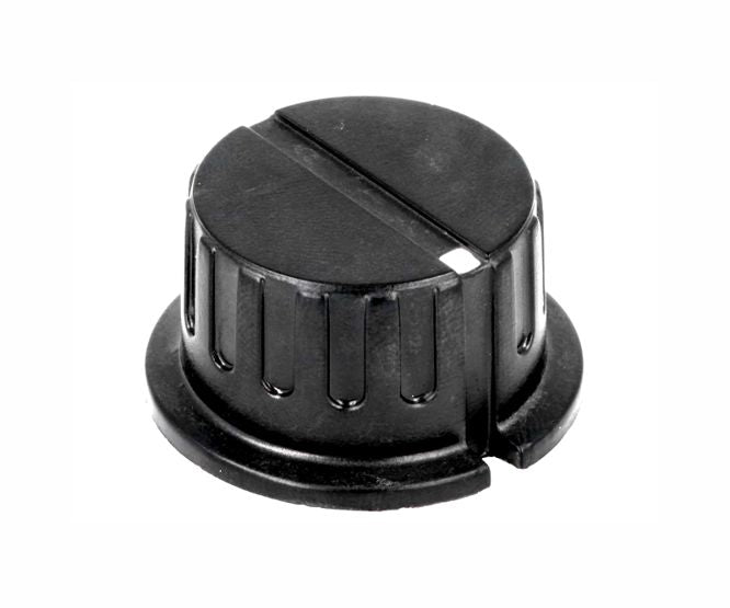 Daier Plastic Knob Black Scr Dot 35x18mm 6.35mm Shaft Hole