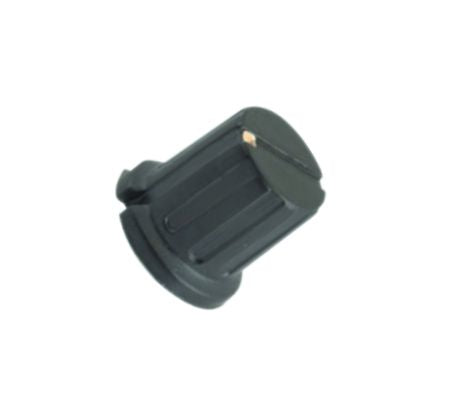EIE Plastic Knob Black Scr Dot 11x13x3.2