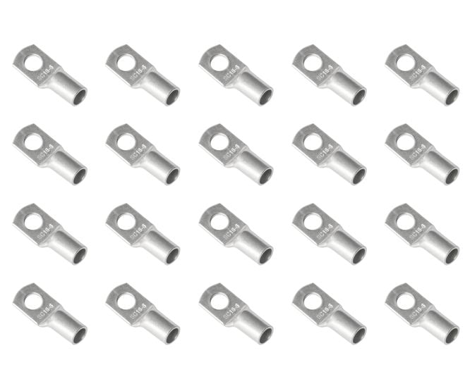 Guosai Crimp Terminal Lug Ring CAB=16 R=6mm-250PCS/BAG