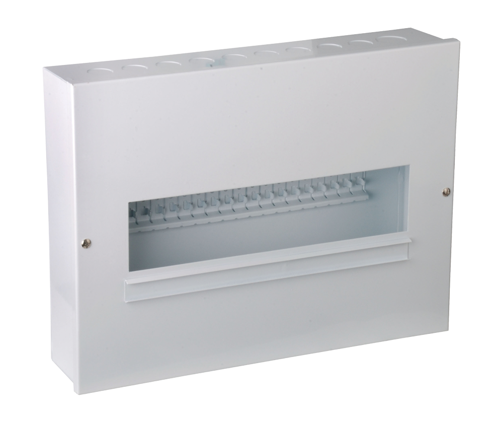 Schenker | SCU 13mm MCB Distribution Board, Complete with Earth & Neutral Bar