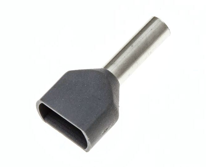 EIE Terminal Boot Lace Dual Wire Gy L=10 ID=1.8 Grey
