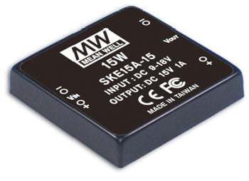 Mean Well PCB Mount DC-DC Converter SKE15B 15W