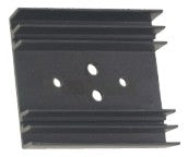 EIE Heatsink TO3 Med 68x32x22 Black