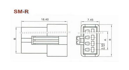 EIE Housed Plug 2.54mm Pitch Butting Series