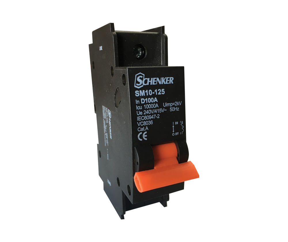Schenker | MCB, 80-125A, 10kA D Curve, 1-4 Pole